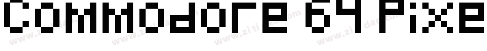 Commodore 64 Pixeled字体转换